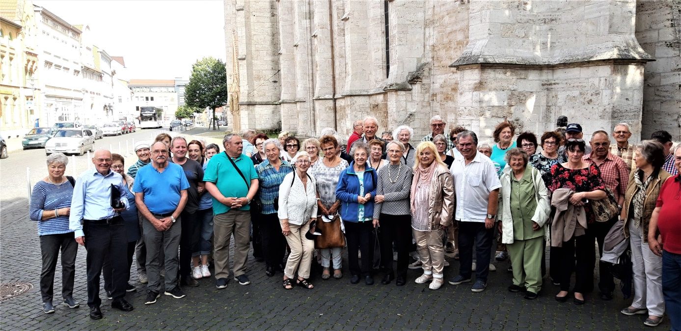 Gruppenfoto Kirchenchorausflug Mühlhausen